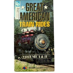 Great American Train Rides Volume I & II VHS Set Questar Video Presentation